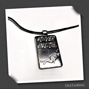 OSSIDABILE #DIVER INSIDE Galvanized Bronze Pendant